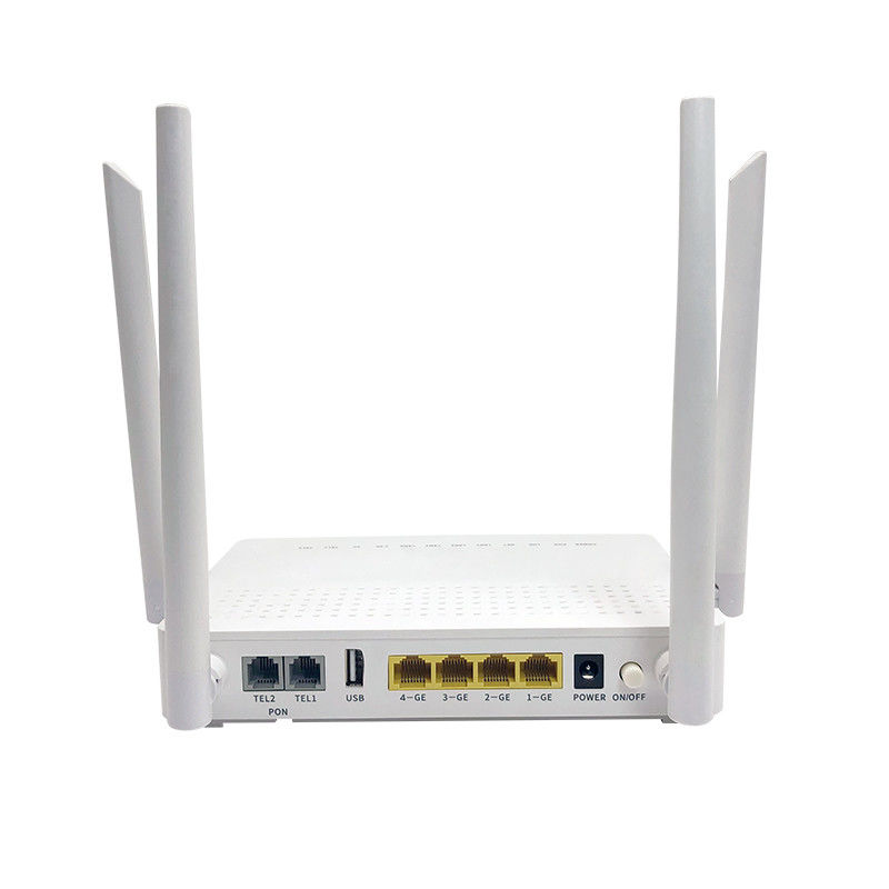 FTTH GPON ONT Dual Band 2FXS AC2100 4GE WiFi ONU ZC-521PRO
